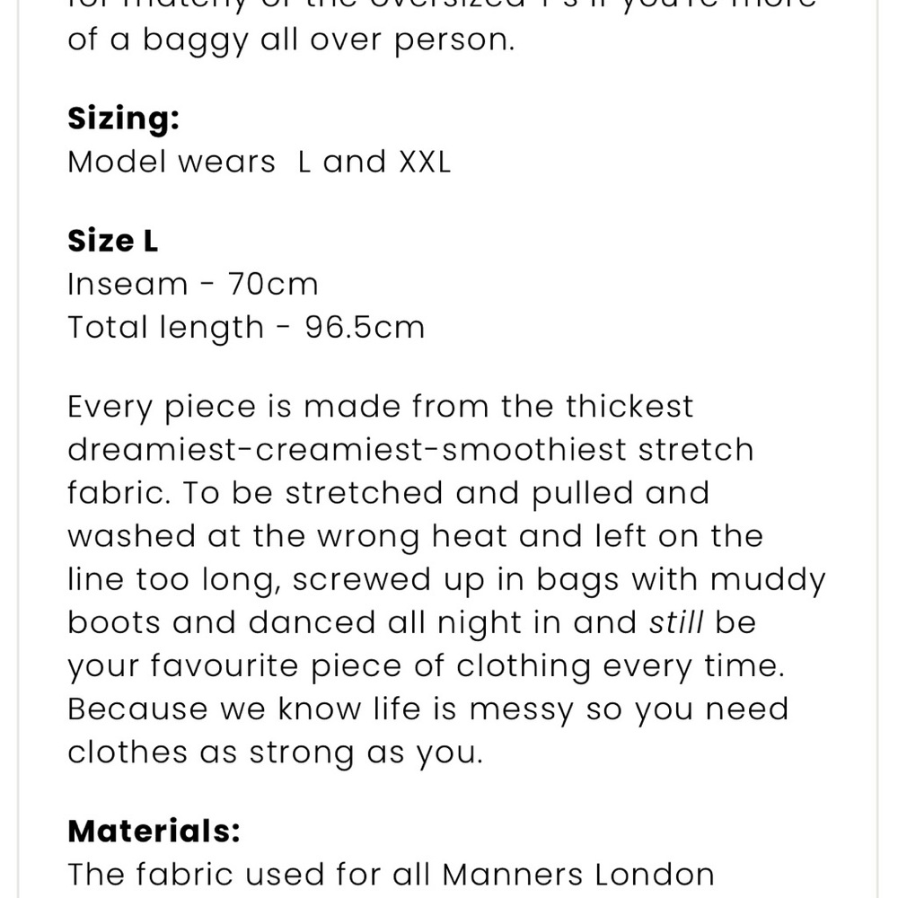 Manners London Puff Pants Tall in Forest Green Cotton Street Wear size L NWOT - Picture 8 of 9